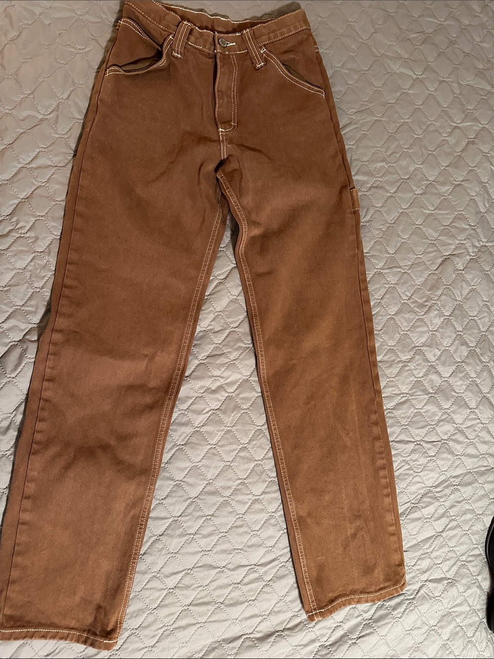 Women’s J Gault Brandy Melville Brown Carpenter Pants - Size Small